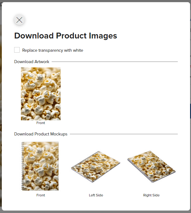 Download your product images on Zazzle for sharing