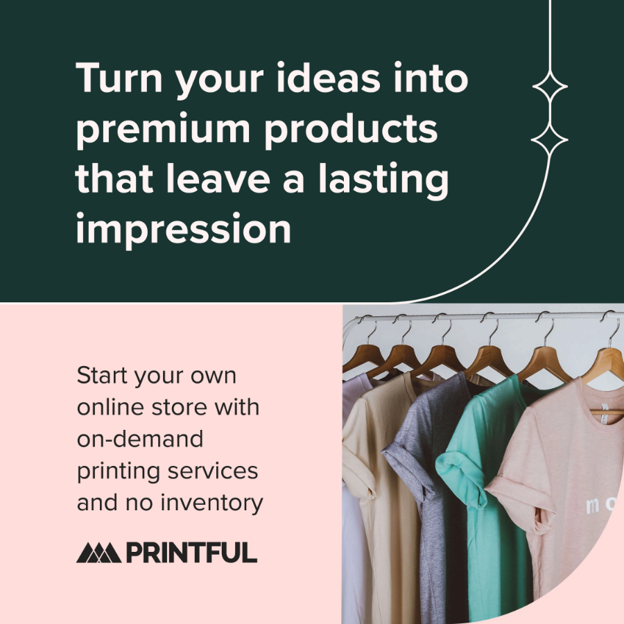 Start your own print on demand online store with Printful